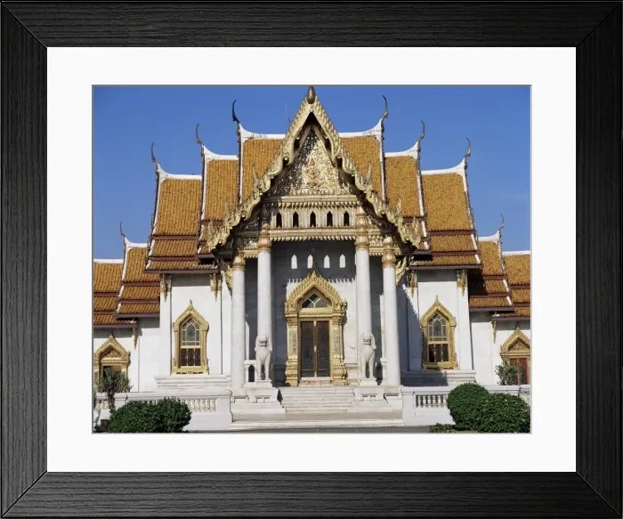 Framed Print : Wat Benjamabophit (Marble Temple)