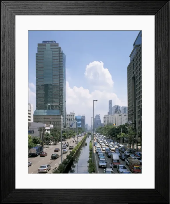 Framed Print : Sathorn Road Framed Print : Sathorn Road