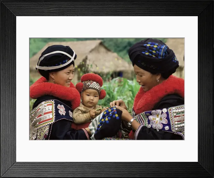 Framed Print : Yao hill tribe Framed Print : Yao hill tribe