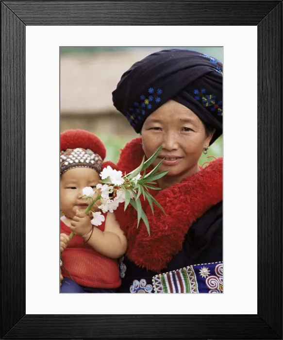 Framed Print : Yao hill tribe Framed Print : Yao hill tribe