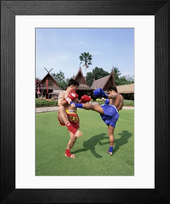 Framed Print : Thai boxers Framed Print : Thai boxers