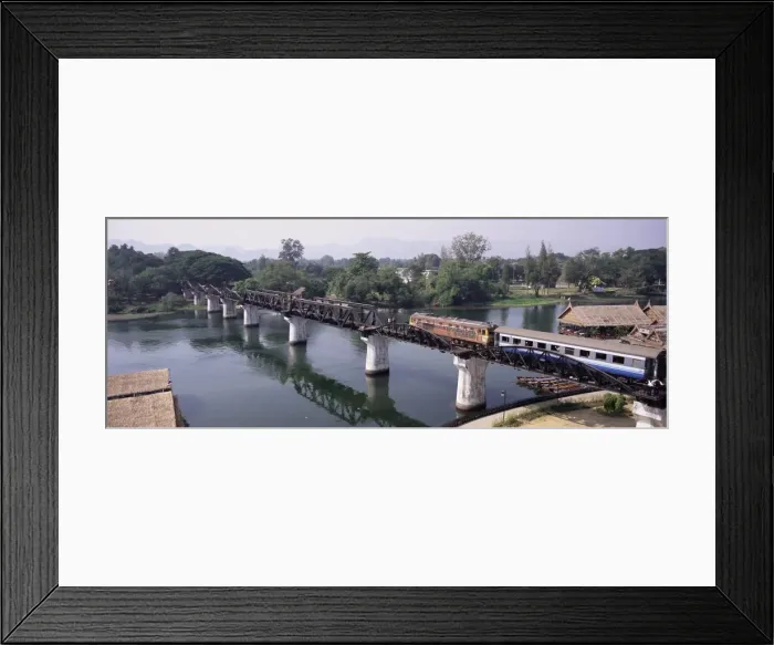 Framed Print : The Death Railway bridge on the River Kwai (Saphan Mae Nam Khwae Yai) Framed Print : The Death Railway bridge on the River Kwai (Saphan Mae Nam Khwae Yai)