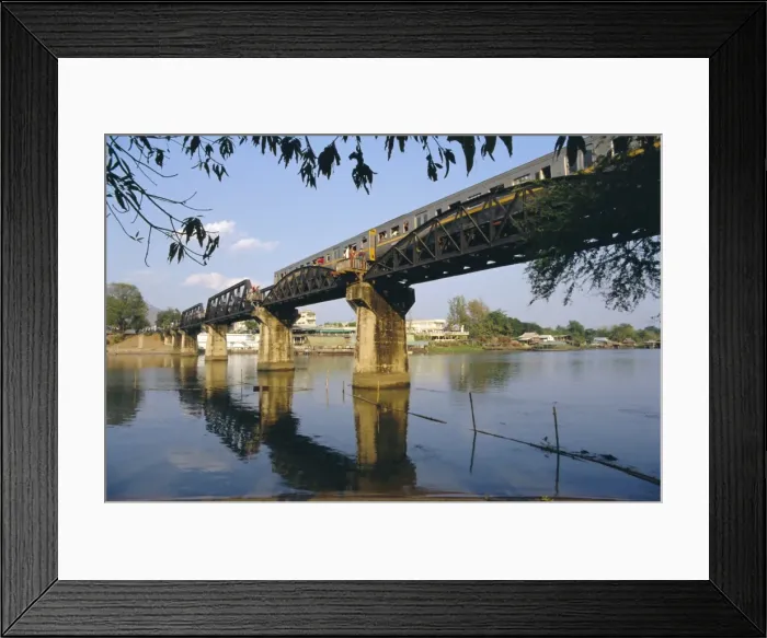 Framed Print : Kwai River Bridge Framed Print : Kwai River Bridge