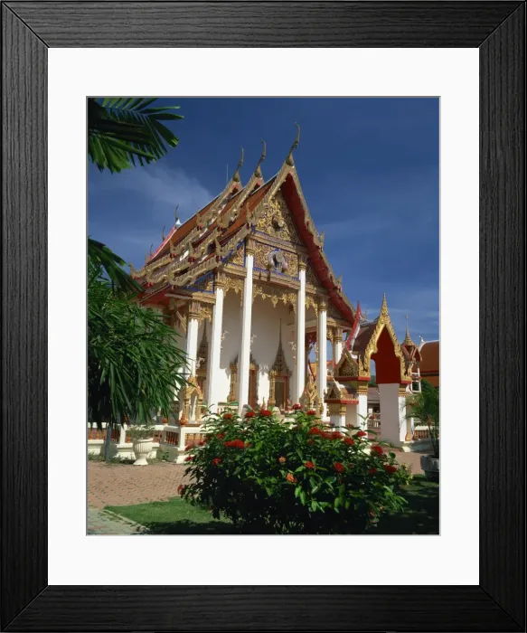 Framed Print : Wat Chalong temple in Phuket Framed Print : Wat Chalong temple in Phuket