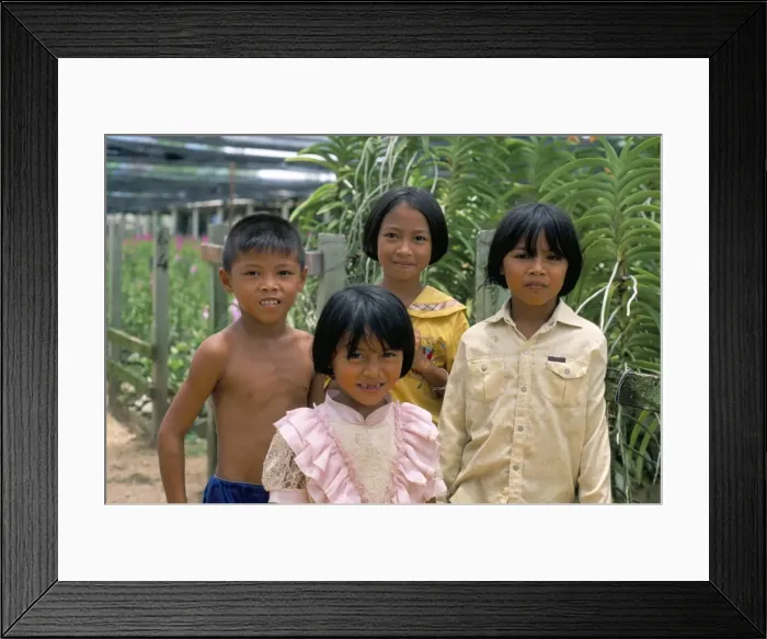 Framed Print : Local children Framed Print : Local children