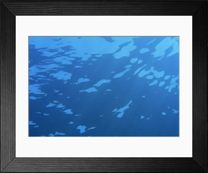 Framed Print : Underwater shot of sun and light from below on Similan Island Framed Print : Underwater shot of sun and light from below on Similan Island