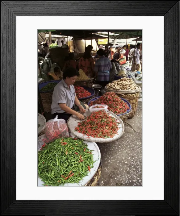 Framed Print : Street market Framed Print : Street market