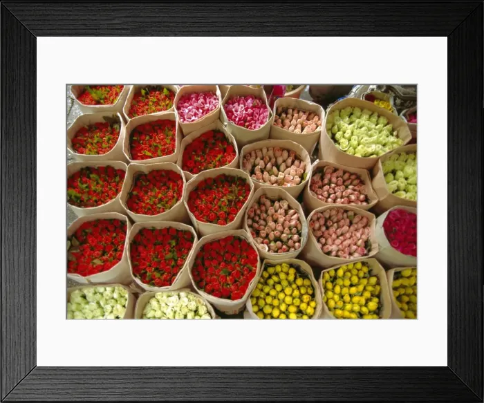 Framed Print : Flowers for sale Framed Print : Flowers for sale