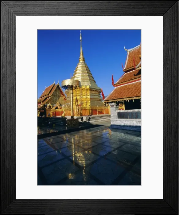 Framed Print : Wat Phra That Doi Suthep (Doi Suthep) Framed Print : Wat Phra That Doi Suthep (Doi Suthep)