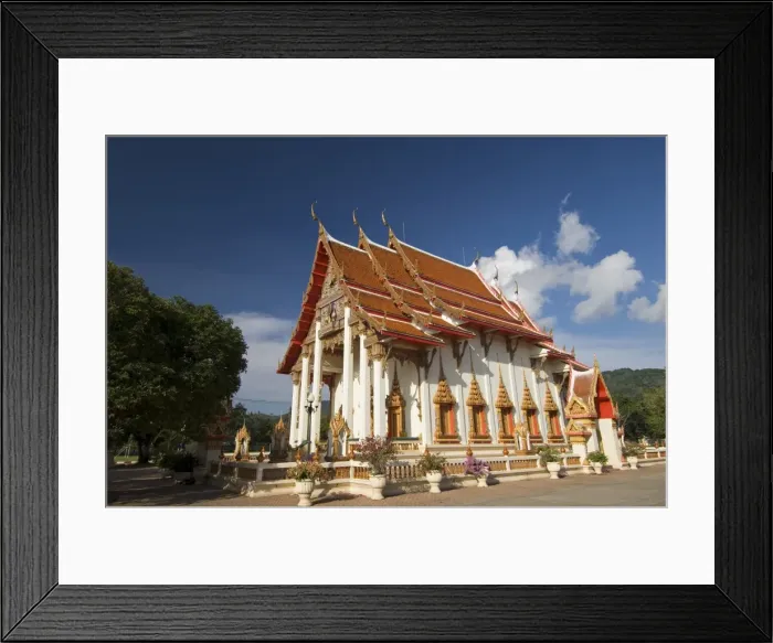 Framed Print : Wat Chalong temple Framed Print : Wat Chalong temple