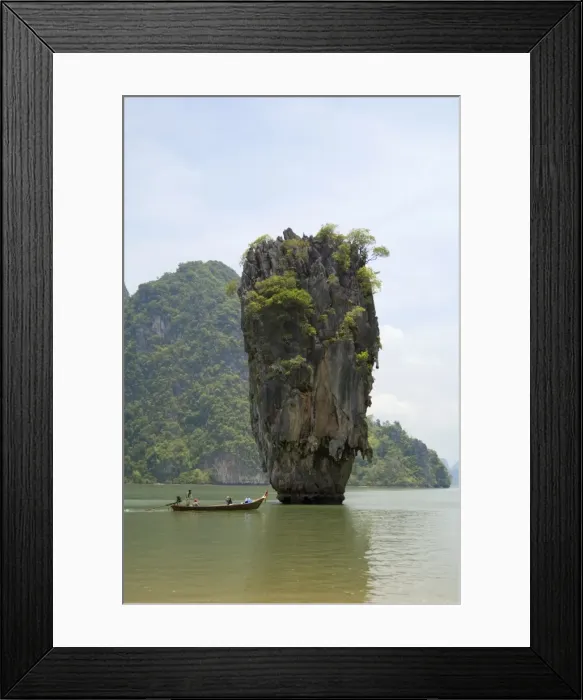 Framed Print : View of Koh Ping-gan from Koh Ta Poo Framed Print : View of Koh Ping-gan from Koh Ta Poo
