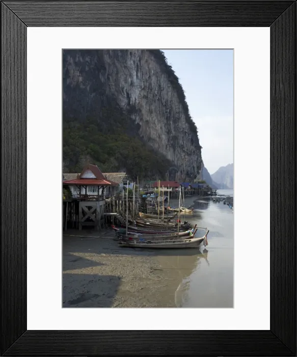 Framed Print : Ko Panyi, Muslim fishing village Framed Print : Ko Panyi, Muslim fishing village