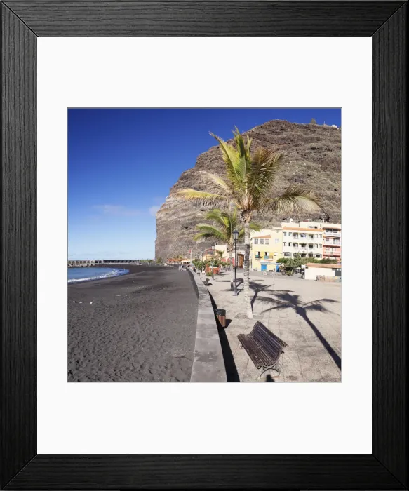 Framed Print : Beach of Puerto de Tazacorte, La Palma, Canary Islands, Spain, Europe Framed Print : Beach of Puerto de Tazacorte, La Palma, Canary Islands, Spain, Europe
