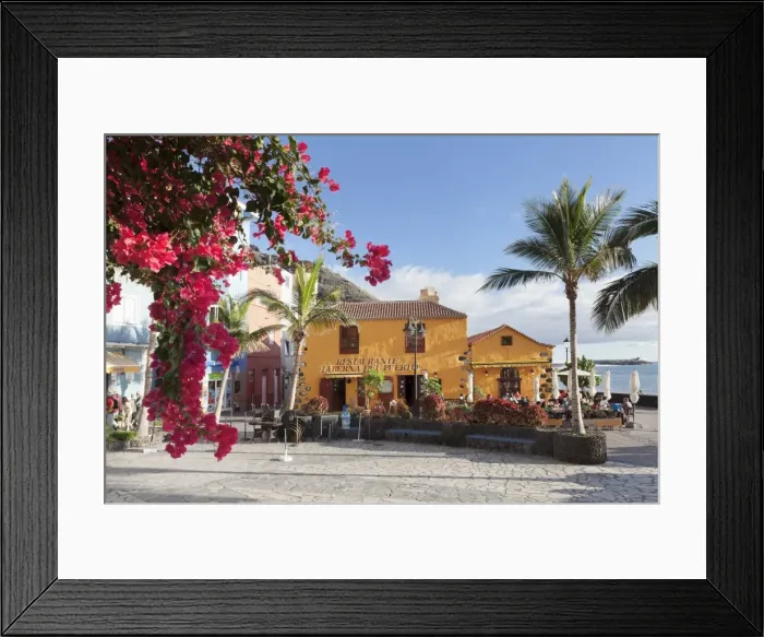 Framed Print : Restaurant Taberna del Puerto, Puerto de Tazacorte, La Palma, Canary Islands, Spain Framed Print : Restaurant Taberna del Puerto, Puerto de Tazacorte, La Palma, Canary Islands, Spain