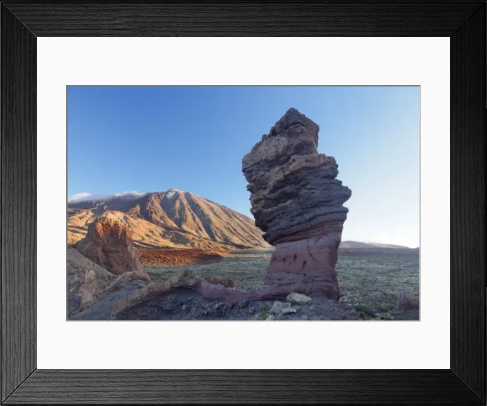 Framed Print : Los Roques de Garcia at Caldera de las Canadas, Pico de Teide at sunset, National Park Teide Framed Print : Los Roques de Garcia at Caldera de las Canadas, Pico de Teide at sunset, National Park Teide