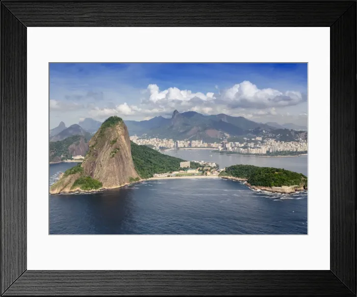 Framed Print : Sugar Loaf and Guanabara Bay, Rio de Janeiro, Brazil, South America Framed Print : Sugar Loaf and Guanabara Bay, Rio de Janeiro, Brazil, South America
