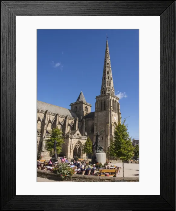 Framed Print : Saint Tugdual cathedral, Treguier, Cotes d Armor, Brittany, France, Europe Framed Print : Saint Tugdual cathedral, Treguier, Cotes d Armor, Brittany, France, Europe