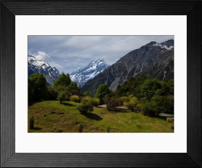 Framed Print : Aoraki / Mount Cook National Park, UNESCO World Heritage Site, Southern Alps, Canterbury Framed Print : Aoraki / Mount Cook National Park, UNESCO World Heritage Site, Southern Alps, Canterbury