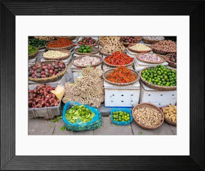 Framed Print : Vegetables for sale at Dong Xuan Market, Hoan Kiem District, Old Quarter, Hanoi, Vietnam Framed Print : Vegetables for sale at Dong Xuan Market, Hoan Kiem District, Old Quarter, Hanoi, Vietnam