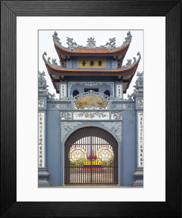Framed Print : Gate of Chua Trinh Pagoda, Uong Bi, Quang Ninh Province, Vietnam, Indochina, Southeast Asia Framed Print : Gate of Chua Trinh Pagoda, Uong Bi, Quang Ninh Province, Vietnam, Indochina, Southeast Asia