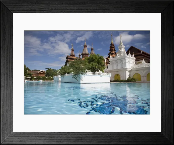 Framed Print : Mandarin Oriental Resort Framed Print : Mandarin Oriental Resort