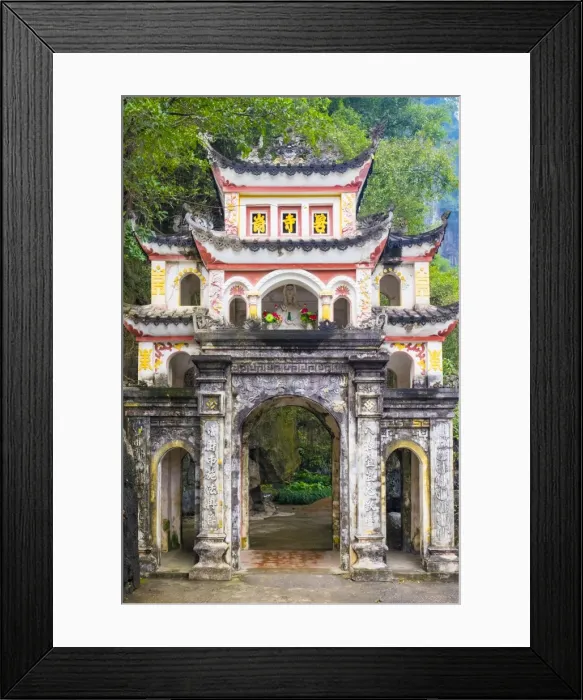 Framed Print : Gate of Bich Dong Pagoda, Hoa Lu District, Ninh Binh Province, Vietnam, Indochina Framed Print : Gate of Bich Dong Pagoda, Hoa Lu District, Ninh Binh Province, Vietnam, Indochina