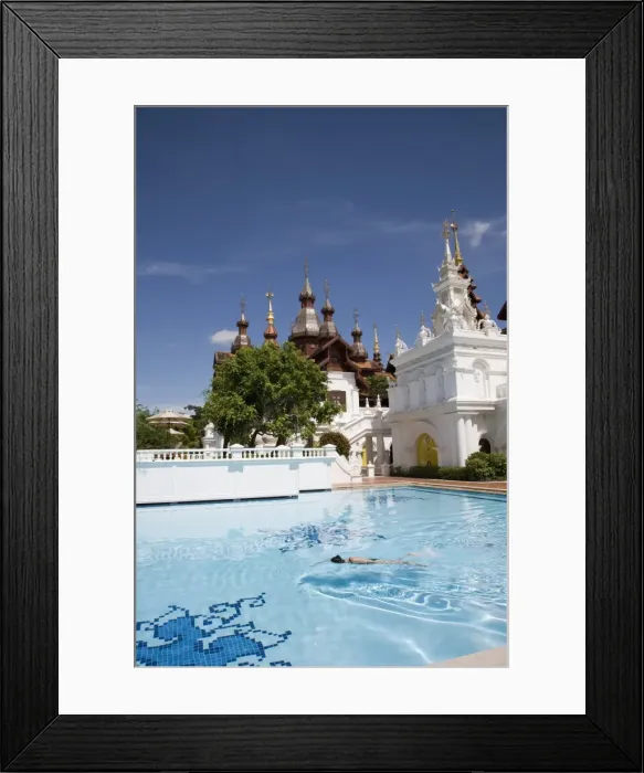 Framed Print : Thai woman swimming Framed Print : Thai woman swimming