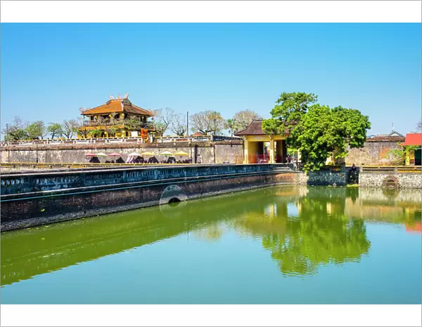 Tu Phuong Vo Su and north gate of Imperial City of Hue, UNESCO World Heritage Site