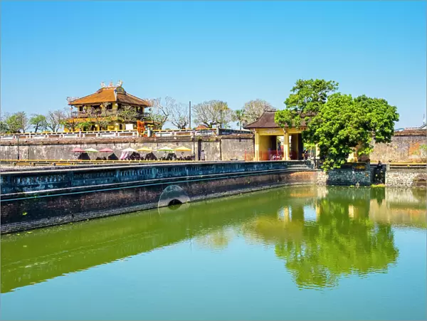 Tu Phuong Vo Su and north gate of Imperial City of Hue, UNESCO World Heritage Site