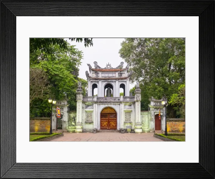 Framed Print : Temple of Literature gate at dusk, Dong Da District, Hanoi, Vietnam, Indochina, Southeast Asia Framed Print : Temple of Literature gate at dusk, Dong Da District, Hanoi, Vietnam, Indochina, Southeast Asia