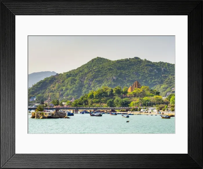 Framed Print : Po Nagar temple Cham towers and Cai River, Nha Trang, Khanh Hoa Province, Vietnam Framed Print : Po Nagar temple Cham towers and Cai River, Nha Trang, Khanh Hoa Province, Vietnam
