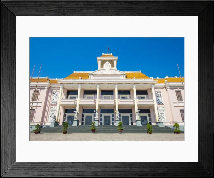 Framed Print : Khanh Hoa Center of Political and Cultural Events, Nha Trang, Khanh Hoa Province Framed Print : Khanh Hoa Center of Political and Cultural Events, Nha Trang, Khanh Hoa Province