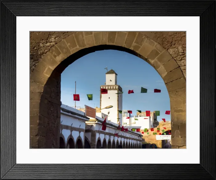 Framed Print : Medina street scene, Essaouira, Morocco, North Africa, Africa