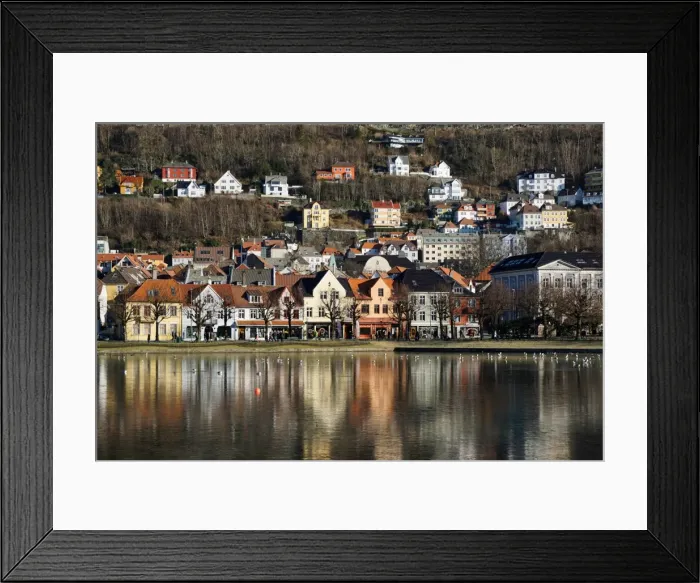 Framed Print : Lille Lungegard lake, Bergen, Norway, Scandinavia, Europe Framed Print : Lille Lungegard lake, Bergen, Norway, Scandinavia, Europe