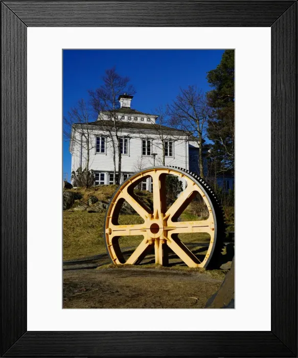 Framed Print : Restaurant on Mount Floyen, Bergen, Hordaland, Norway, Scandinavia, Europe