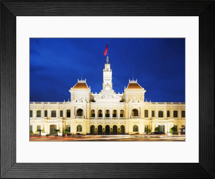 Framed Print : Hotel de Ville (City Hall), Ho Chi Minh City (Saigon), Vietnam, Indochina, Southeast Asia Framed Print : Hotel de Ville (City Hall), Ho Chi Minh City (Saigon), Vietnam, Indochina, Southeast Asia