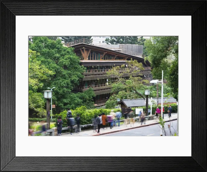 Framed Print : Beitou wooden library, Taipei, Taiwan, Asia Framed Print : Beitou wooden library, Taipei, Taiwan, Asia