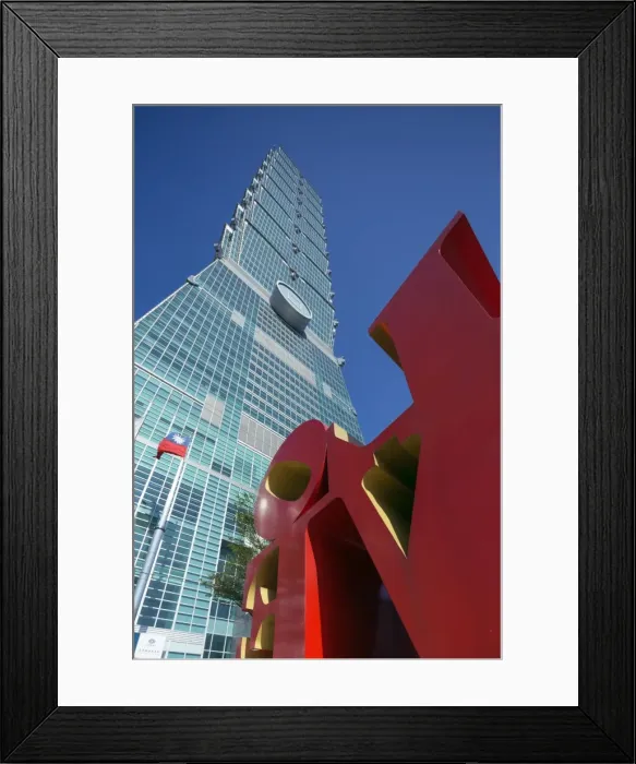 Framed Print : Taipei 101 building and LOVE statue by Robert Indiana, Taipei, Taiwan, Asia Framed Print : Taipei 101 building and LOVE statue by Robert Indiana, Taipei, Taiwan, Asia