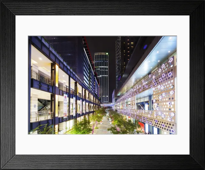 Framed Print : City center, Taipei, Taiwan, Asia
