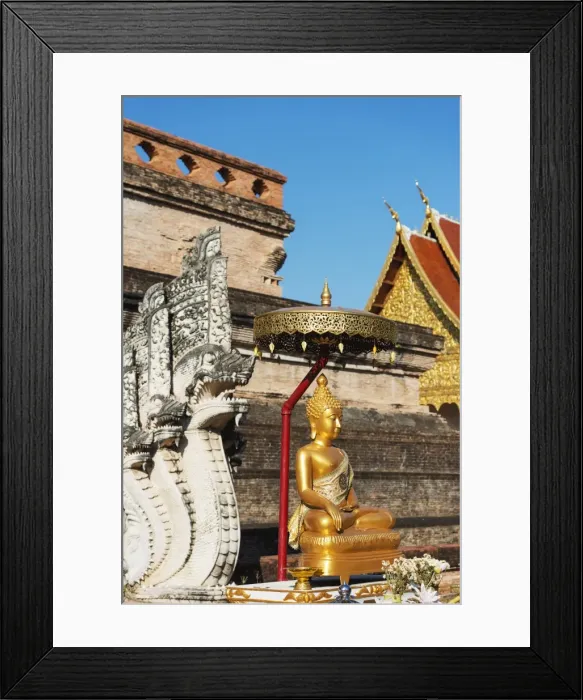Framed Print : Buddha statue, Wat Chedi Luang Worawihan temple, Chiang Mai, Thailand, Southeast Asia Framed Print : Buddha statue, Wat Chedi Luang Worawihan temple, Chiang Mai, Thailand, Southeast Asia