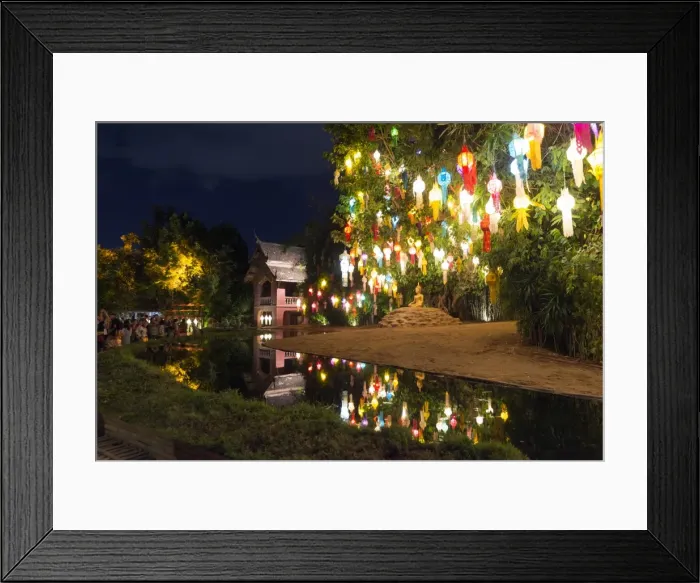 Framed Print : Loi Kratong festival of Lights, Wat Phan Tao Temple, Chiang Mai, Thailand, Southeast Asia Framed Print : Loi Kratong festival of Lights, Wat Phan Tao Temple, Chiang Mai, Thailand, Southeast Asia