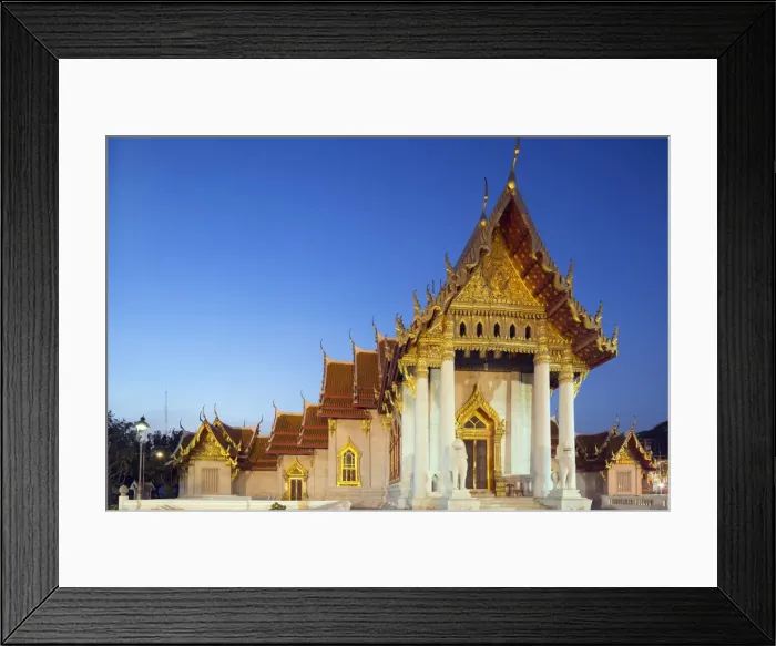 Framed Print : Wat Benchamabophit (The Marble Temple), Bangkok, Thailand, Southeast Asia, Asia Framed Print : Wat Benchamabophit (The Marble Temple), Bangkok, Thailand, Southeast Asia, Asia