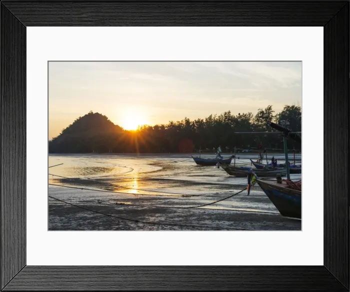 Framed Print : Sam Phraya Beach at sunset, Khao San Roi Yot National Park, Prachuap Kiri Khan, Thailand Framed Print : Sam Phraya Beach at sunset, Khao San Roi Yot National Park, Prachuap Kiri Khan, Thailand