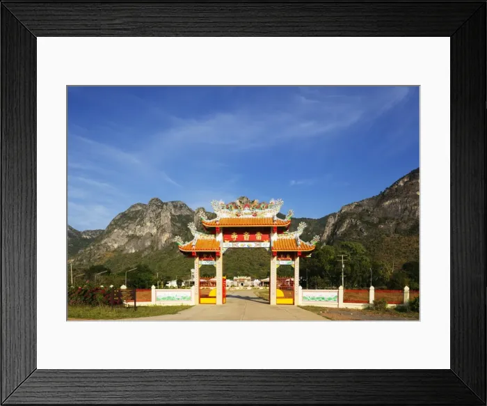 Framed Print : Chinese temple, Khao San Roi Yot National Park, Prachuap Kiri Khan, Thailand, Southeast Asia Framed Print : Chinese temple, Khao San Roi Yot National Park, Prachuap Kiri Khan, Thailand, Southeast Asia