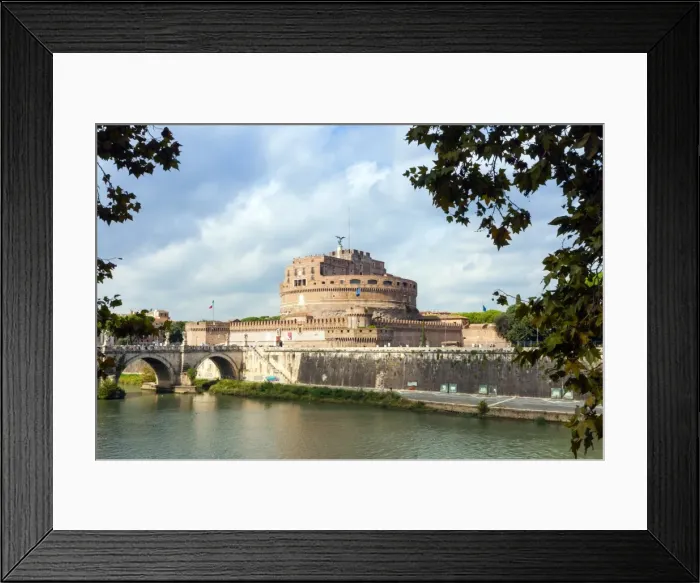 Framed Print : Mausoleum of Hadrian known as Castel Sant Angelo, Ponte Sant Angelo, Tiber River Framed Print : Mausoleum of Hadrian known as Castel Sant Angelo, Ponte Sant Angelo, Tiber River
