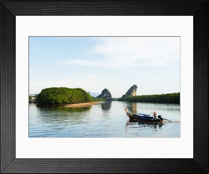 Framed Print : Mangrove forest on Krabi estuary, Krabi, Thailand, Southeast Asia, Asia Framed Print : Mangrove forest on Krabi estuary, Krabi, Thailand, Southeast Asia, Asia