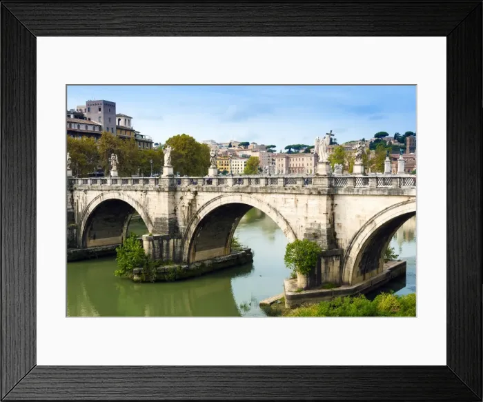 Framed Print : Ponte Sant Angelo, river Tiber, Unesco World Heritage Site, Rome, Latium, Italy, Europe Framed Print : Ponte Sant Angelo, river Tiber, Unesco World Heritage Site, Rome, Latium, Italy, Europe