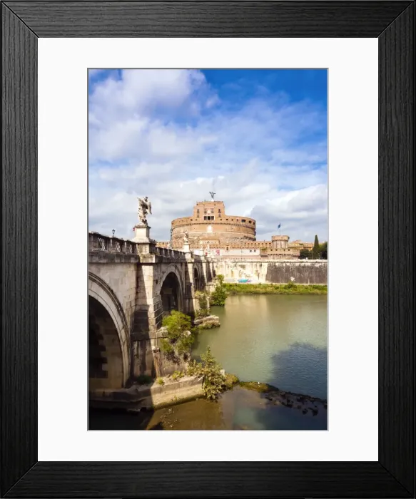 Framed Print : Mausoleum of Hadrian known as Castel Sant Angelo, Ponte Sant Angelo, Tiber River Framed Print : Mausoleum of Hadrian known as Castel Sant Angelo, Ponte Sant Angelo, Tiber River