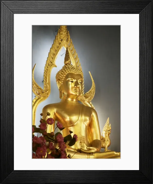 Framed Print : Giant golden statue of the Buddha Framed Print : Giant golden statue of the Buddha