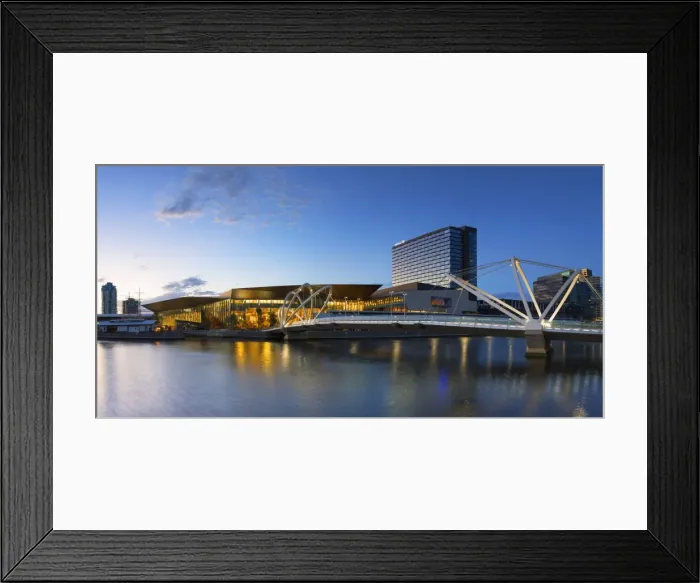 Framed Print : Seafarers Bridge and Convention Centre at dawn, Melbourne, Victoria, Australia, Pacific Framed Print : Seafarers Bridge and Convention Centre at dawn, Melbourne, Victoria, Australia, Pacific